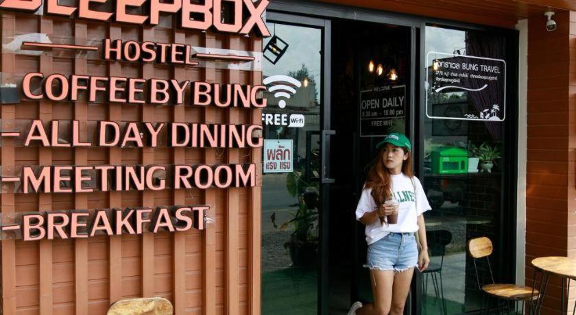 Sleepbox Hostel Suratthani Surat Thani Exterior photo